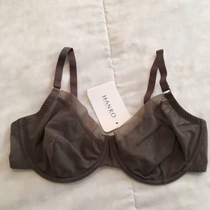 Hanro Temptation U/W Bra 36C Olive NWT